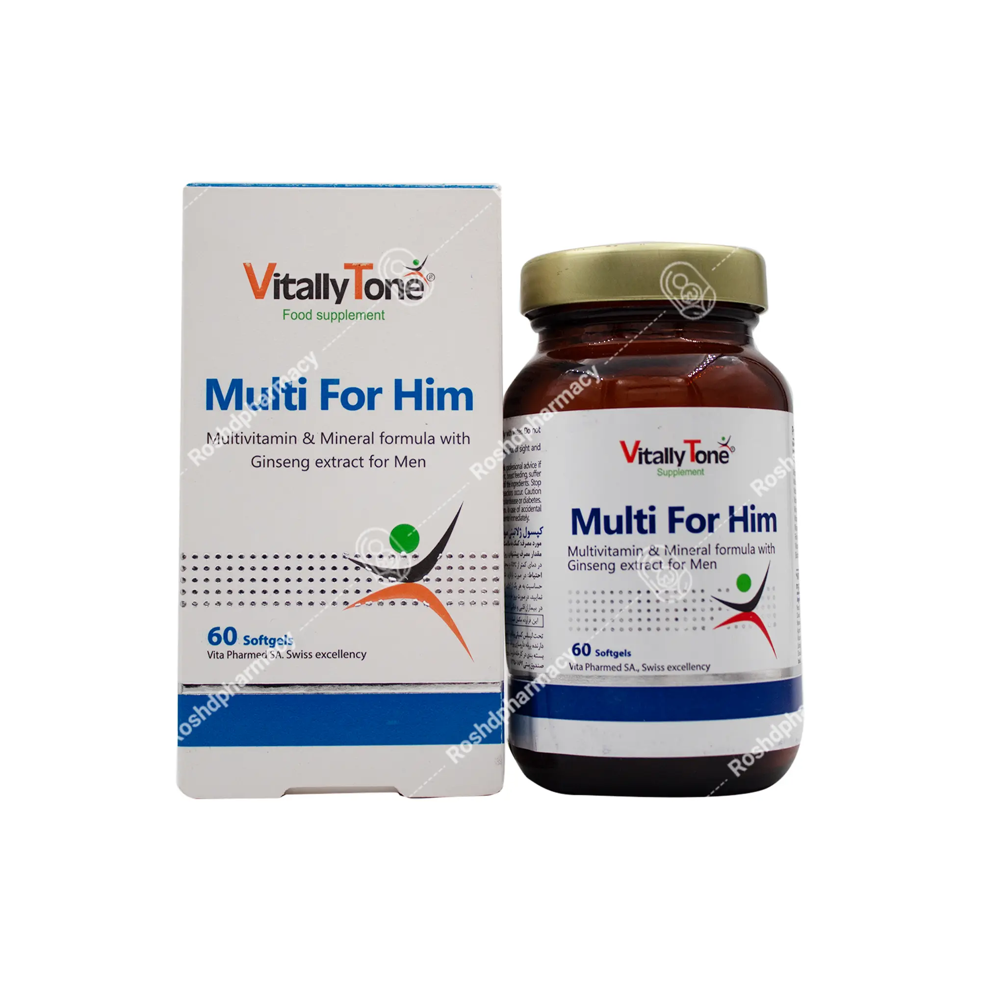 کپسول مولتی فور هیم آقایان ویتالی تون