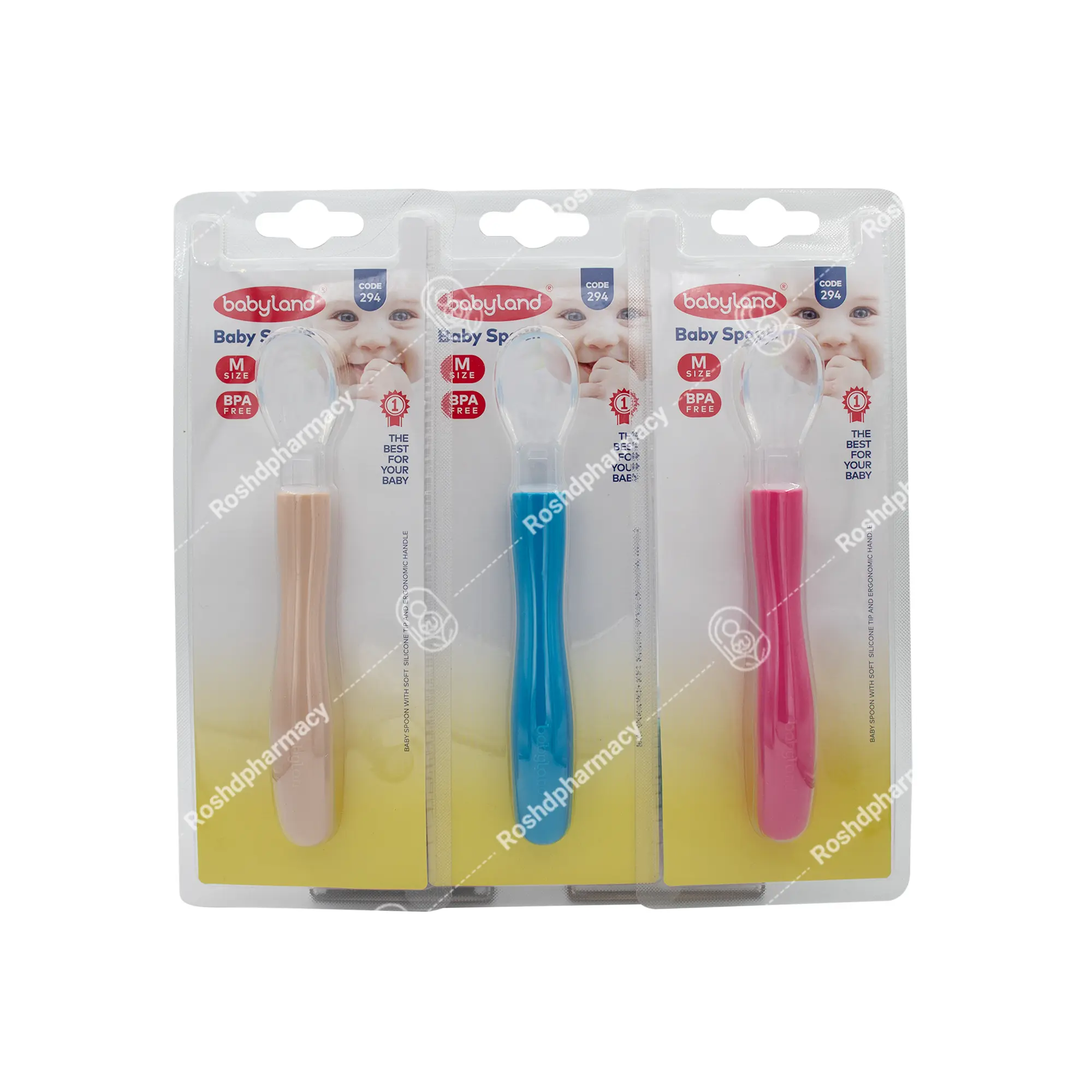 قاشق غذاخوری کودک بیبی لند کد 294