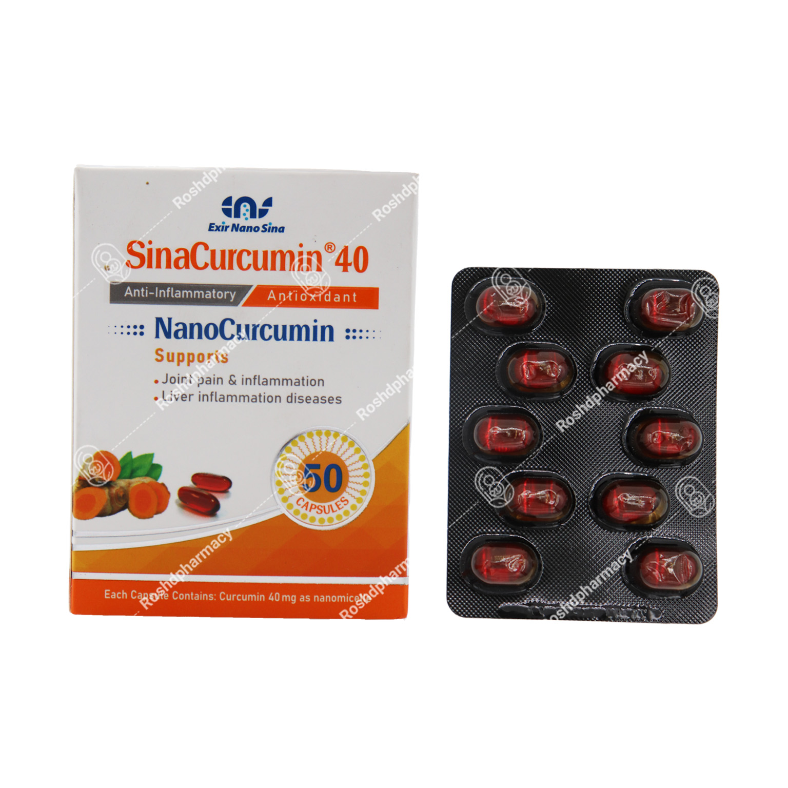 سیناکورکومین 40 میلی گرم