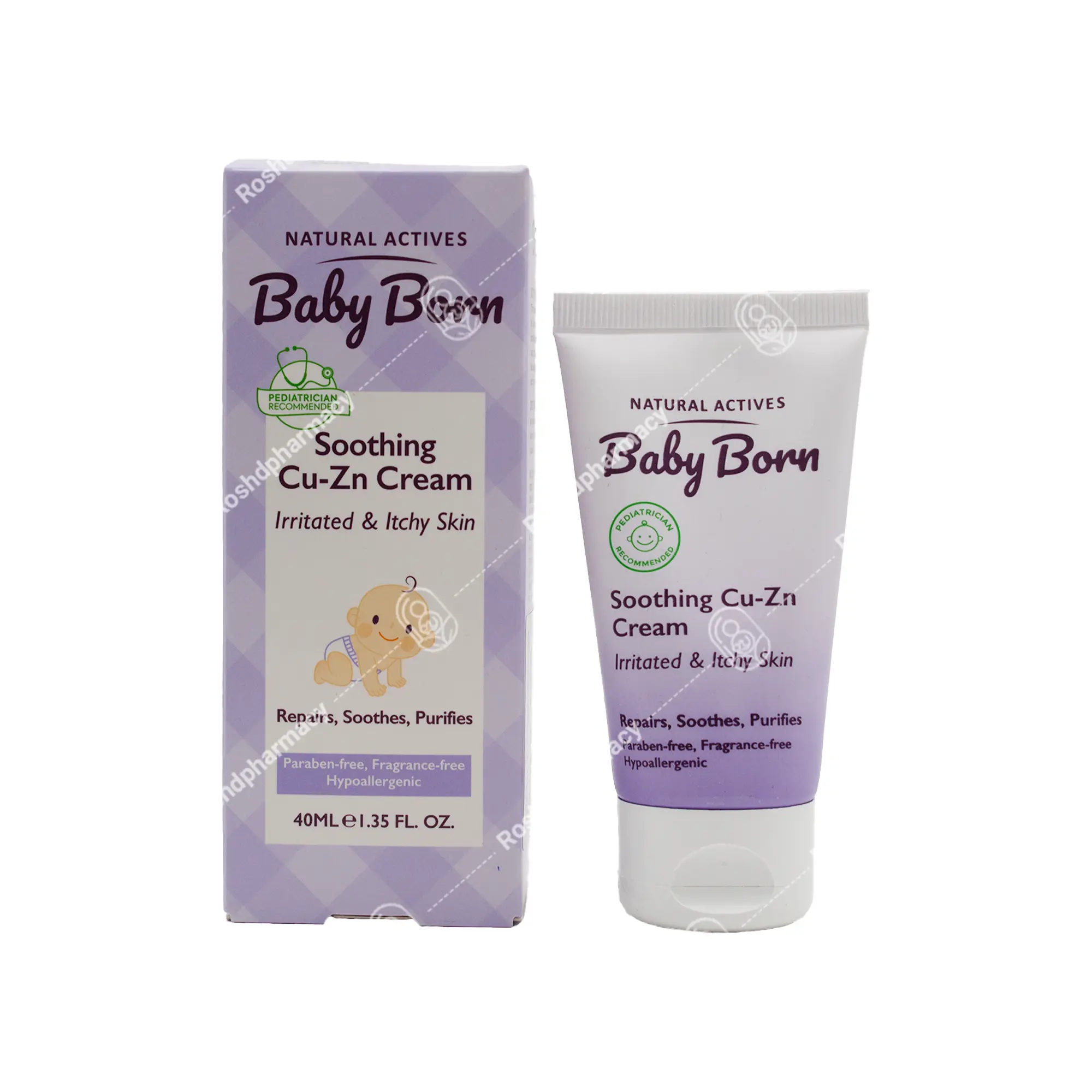 کرم رفع قرمزی پوست صورت و بدن کودک بیبی برن