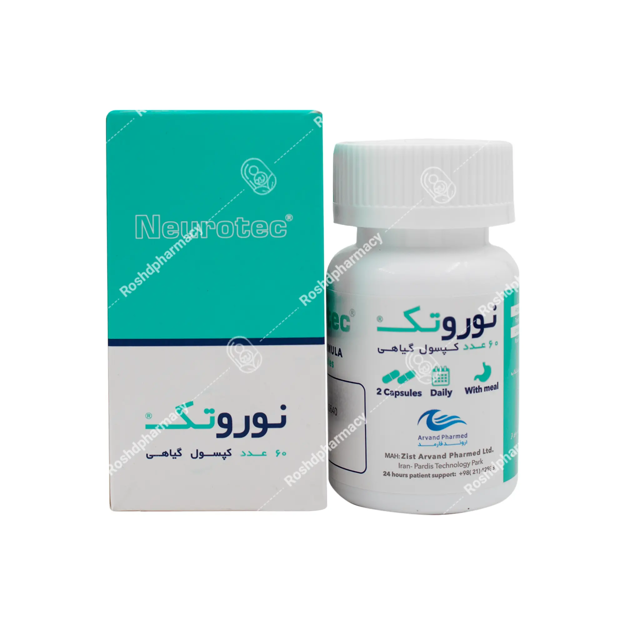 کپسول نوروتک زیست اروند فارمد