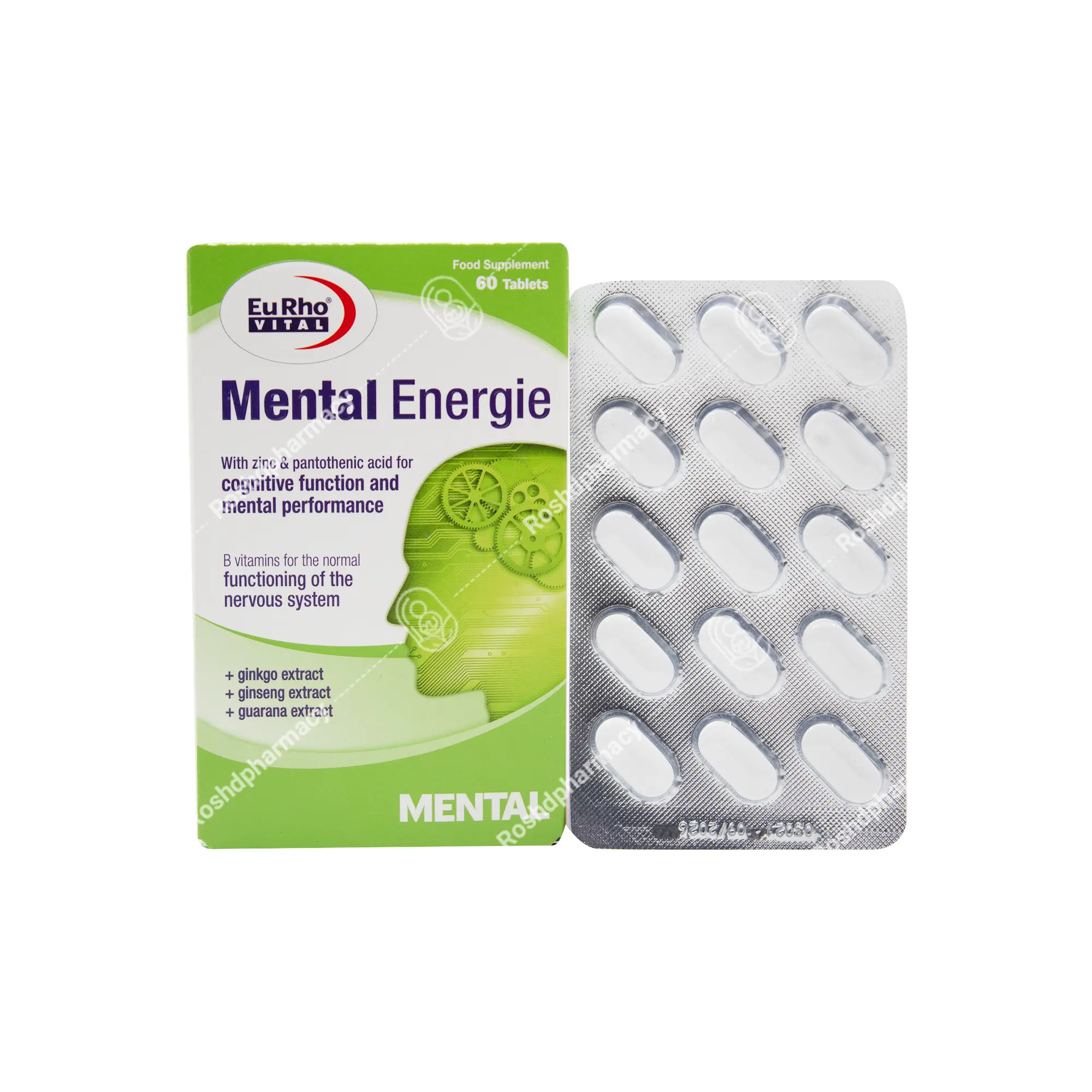 قرص منتال انرژی یوروویتال