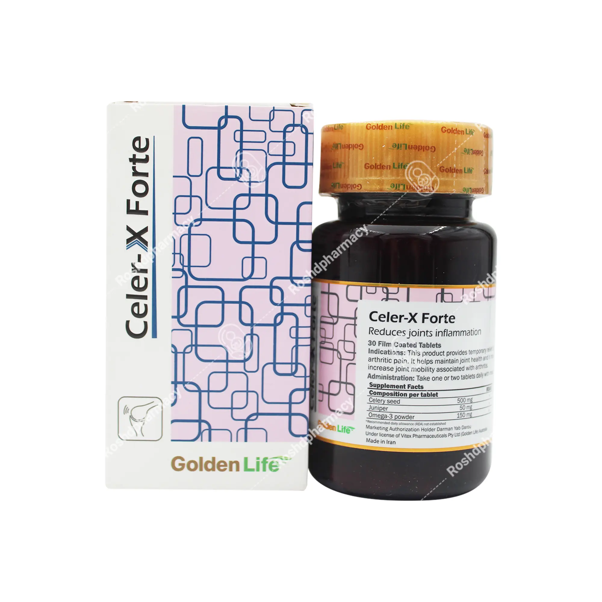 قرص سلرکس فورت گلدن لایف