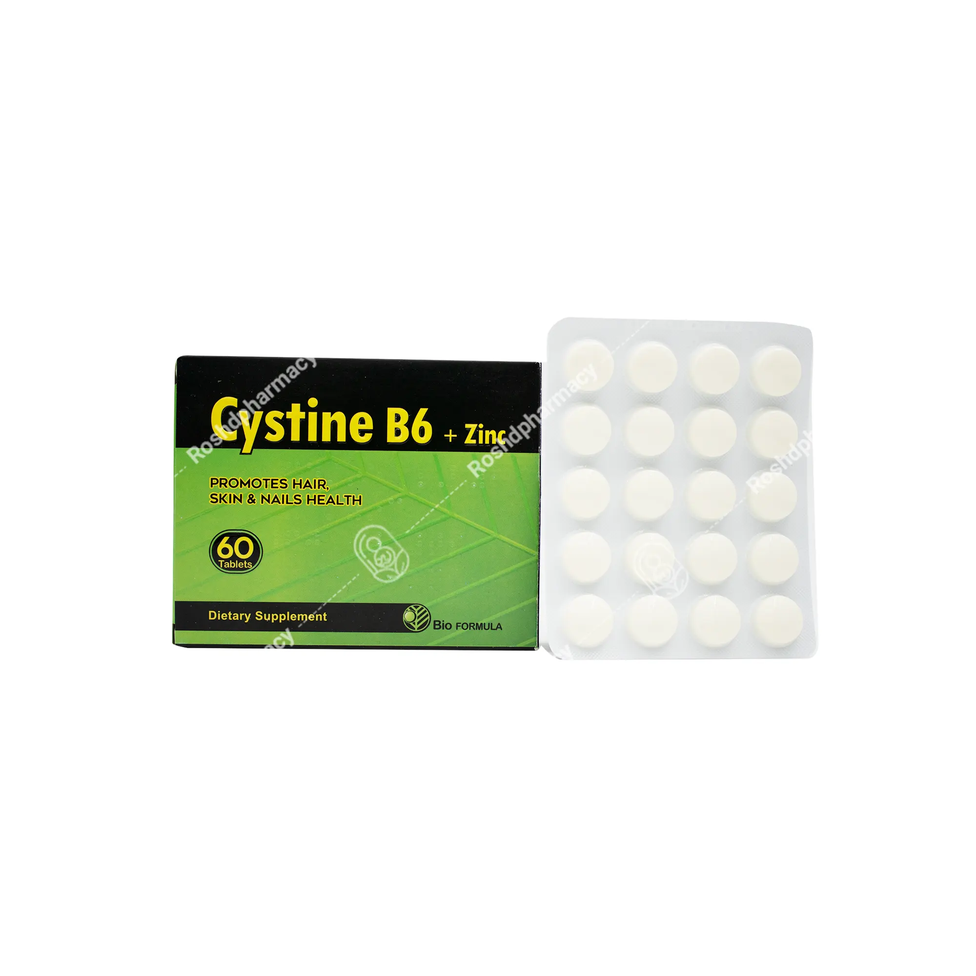 قرص سیستین ب۶ و زینک بایو فرمولا