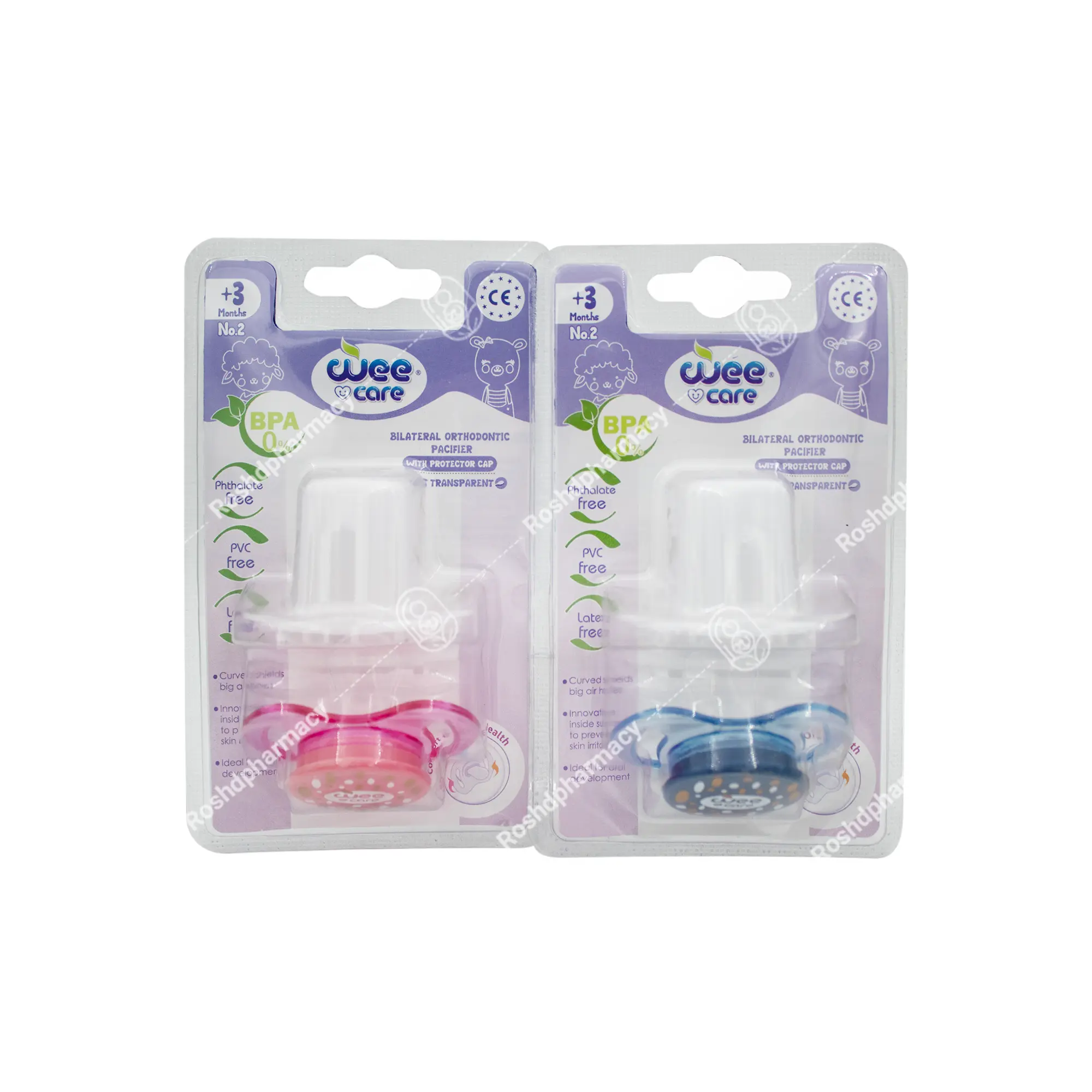 پستانک ارتودنسی شفاف کد 143 وی کر