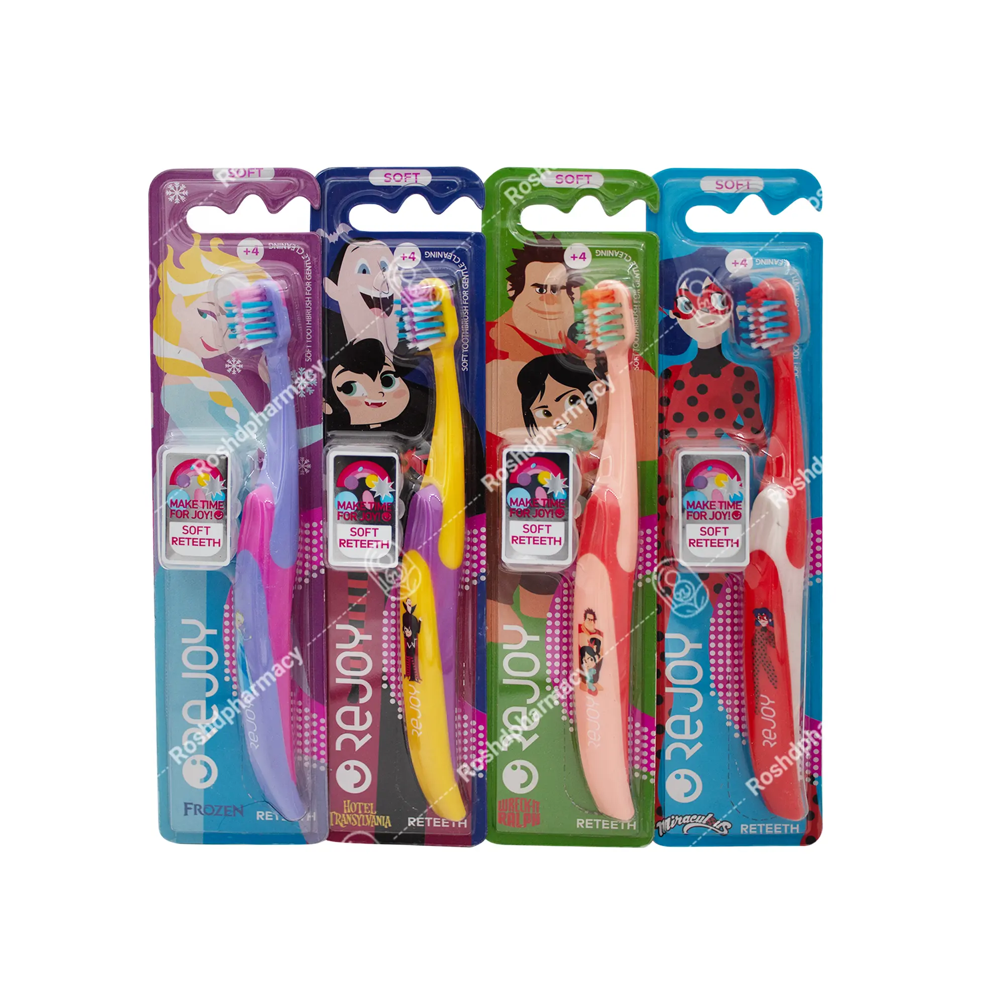 مسواک برس نرم کودک ریجوی برای کودکان بالا 4 سال
