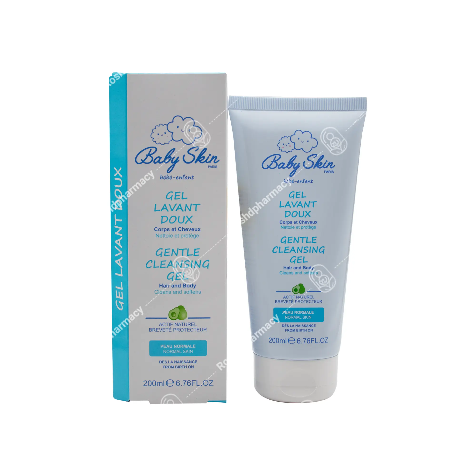 ژل شستشوی مو و بدن کودک بیبی اسکین