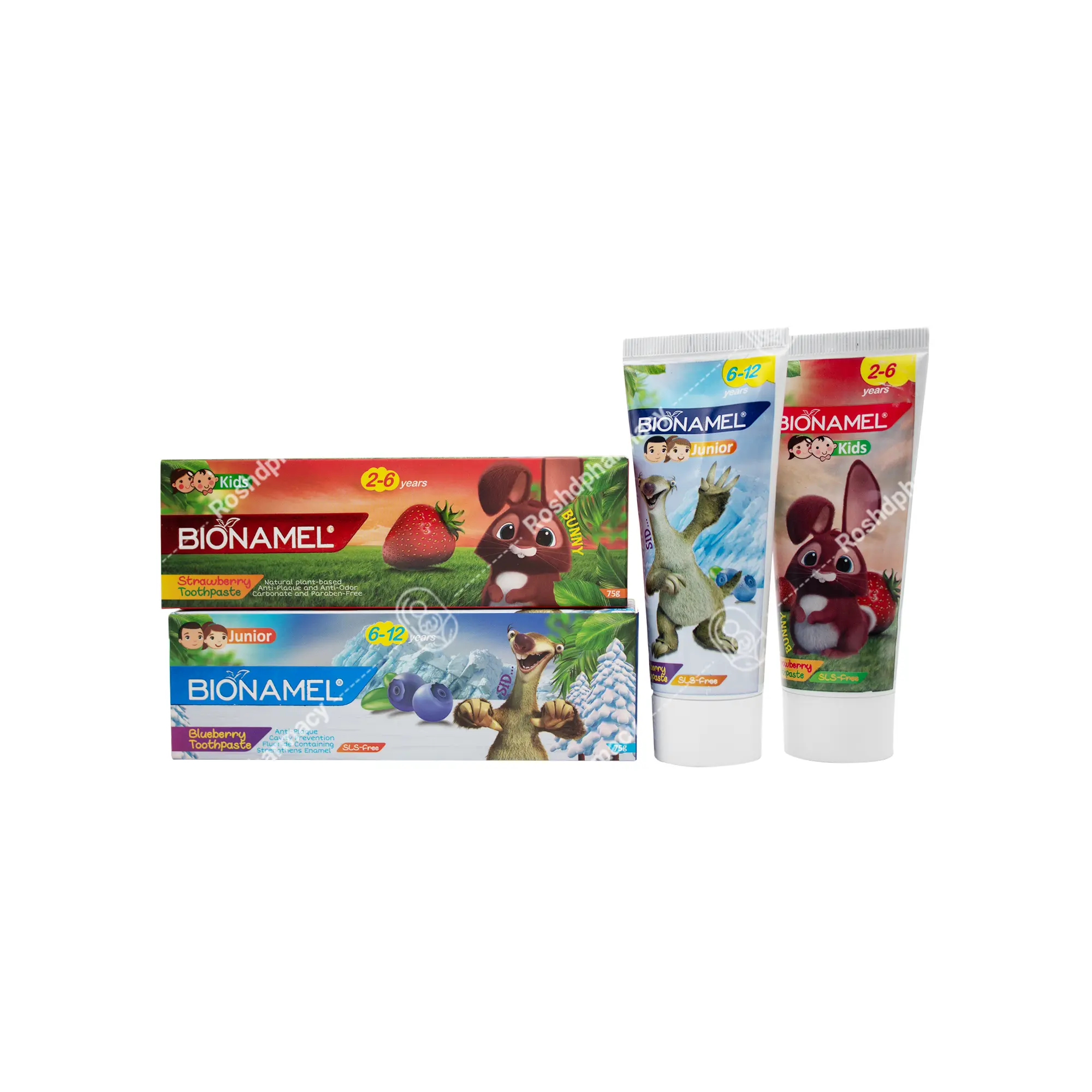 خمیر دندان کودک بایونمل ۲ تا ۶ سال