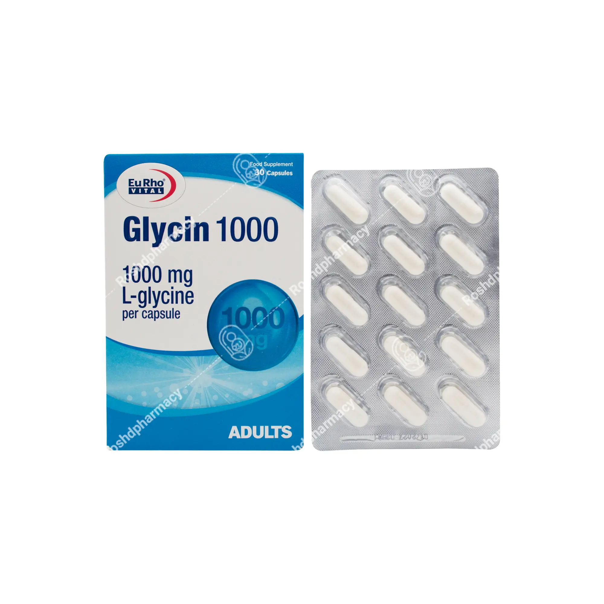 کپسول گلایسین 1000 میلی گرم یوروویتال