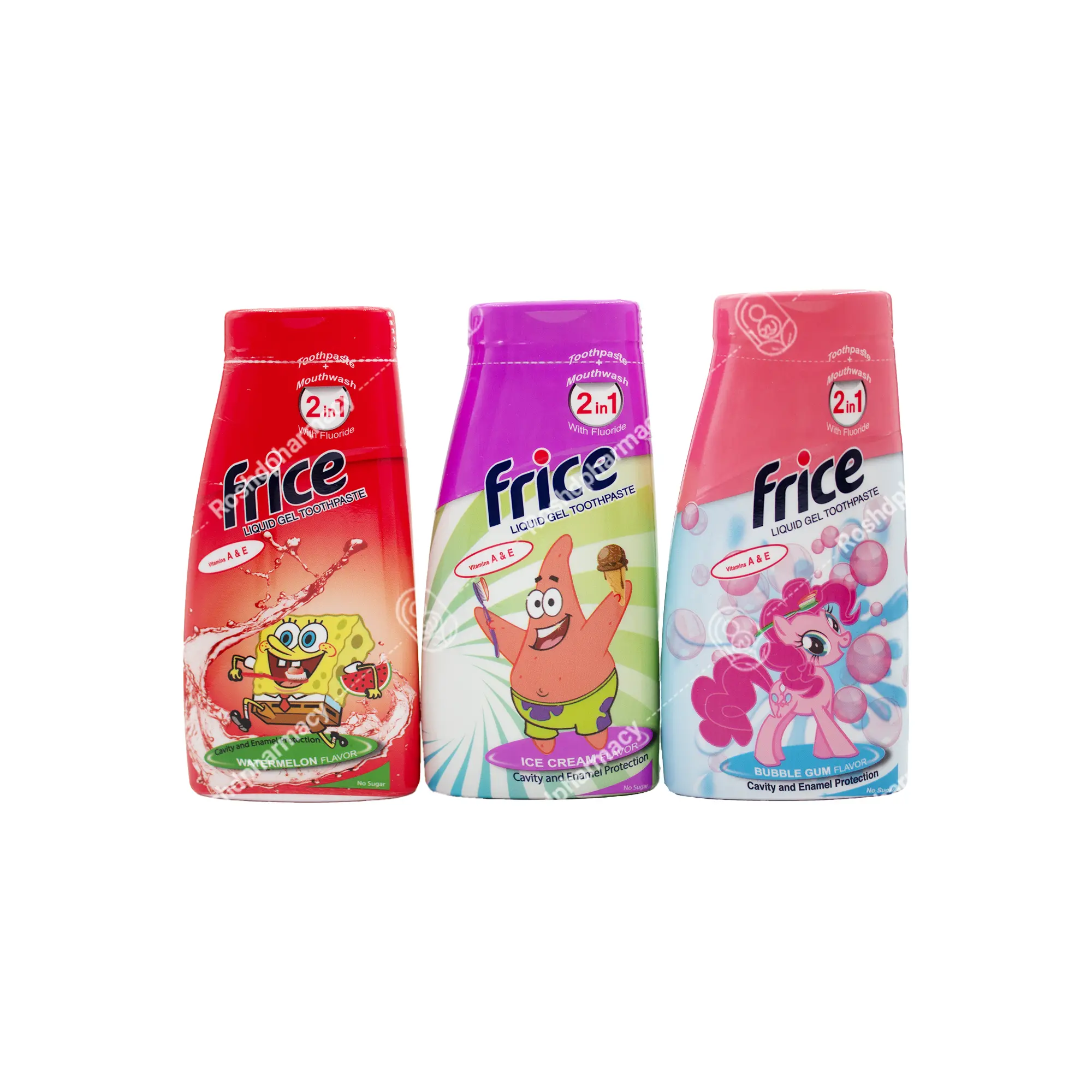 خمیر دندان ژل مایع کودک فریس ۲ در ۱